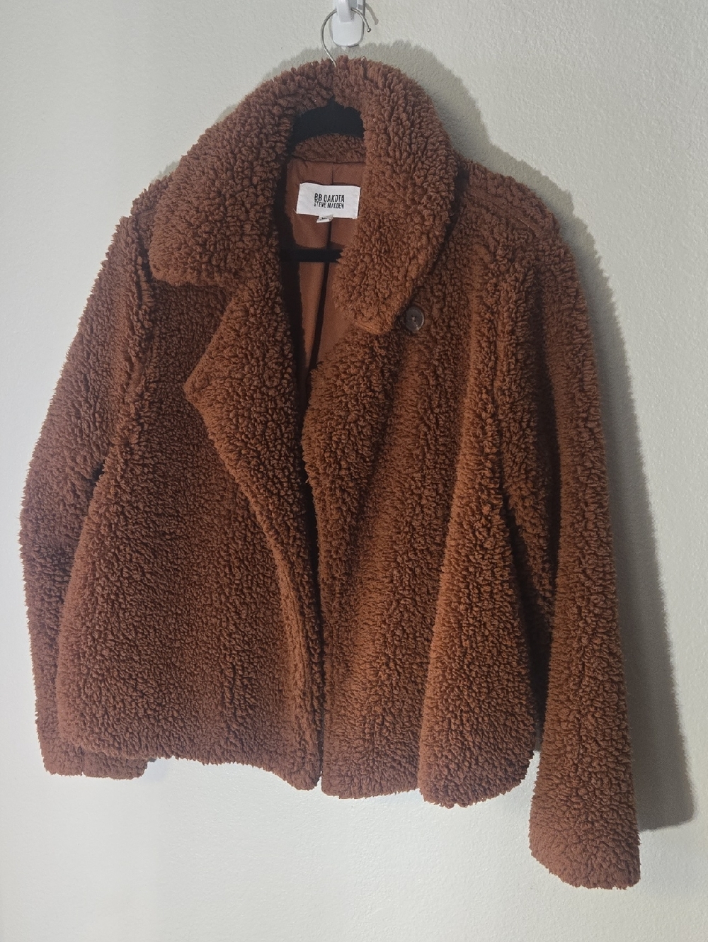 BB Dakota Chocolate Brown Teddy Jacket